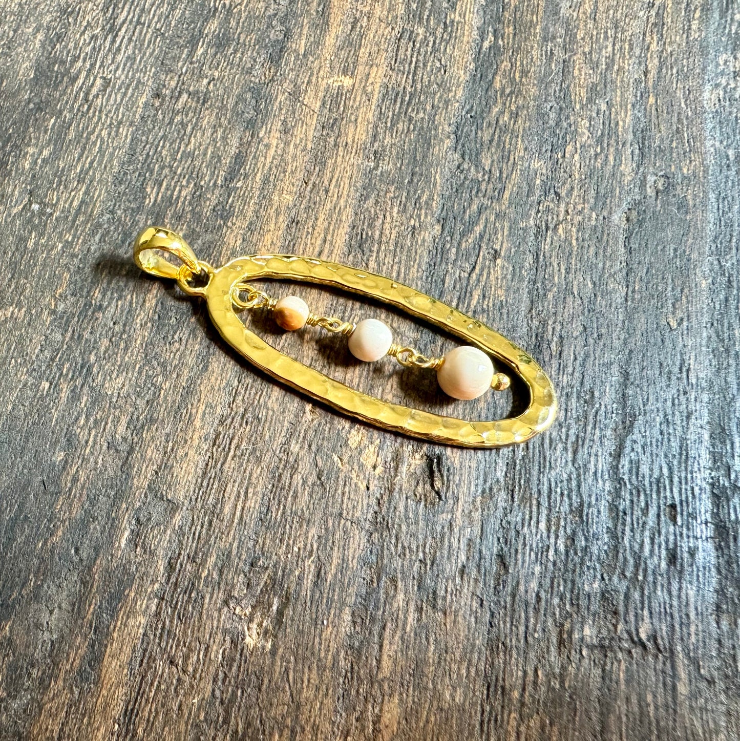 18kt Gold Vermeil Snowfall Pendant