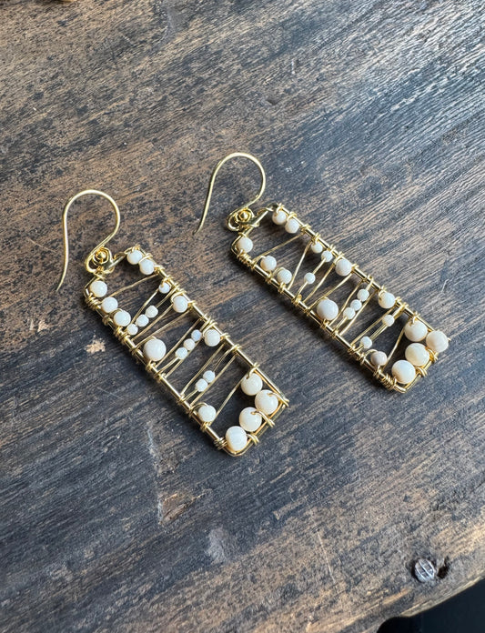 18kt Gold Vermeil Creek Bed Earrings