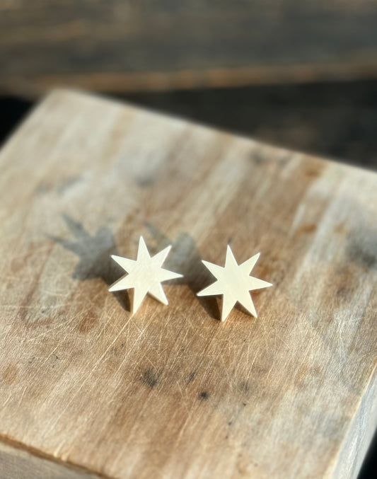 7 Pointed Star Earrings