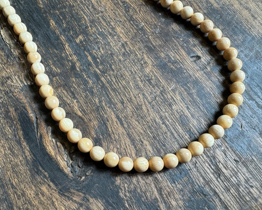 8mm Classic Mammoth Ivory Necklace