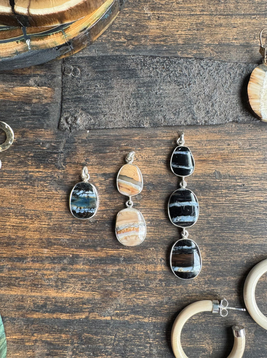 Organic Mammoth Tooth Pendant