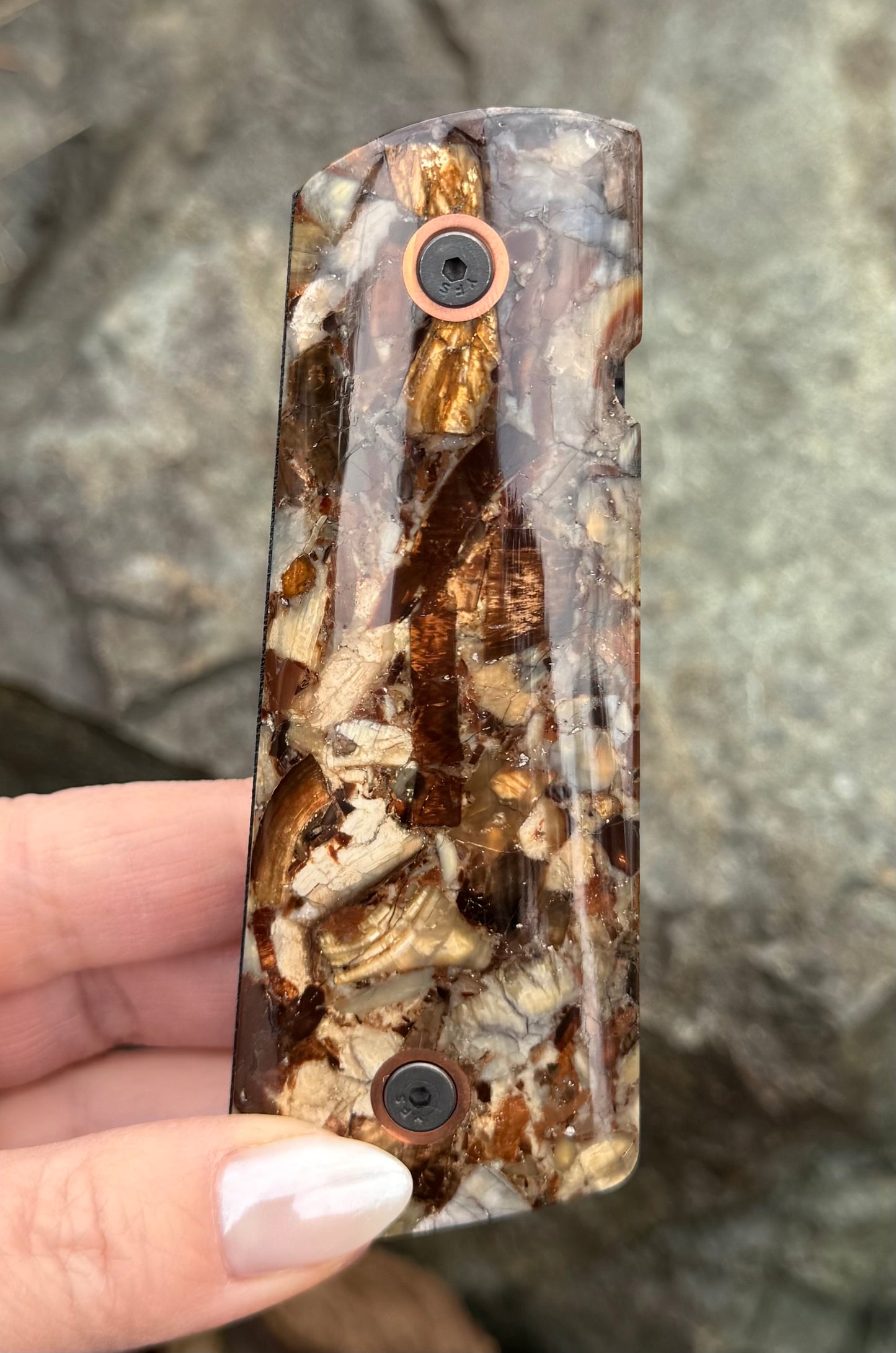 1911 Mammoth Ivory + Composite Grip Set