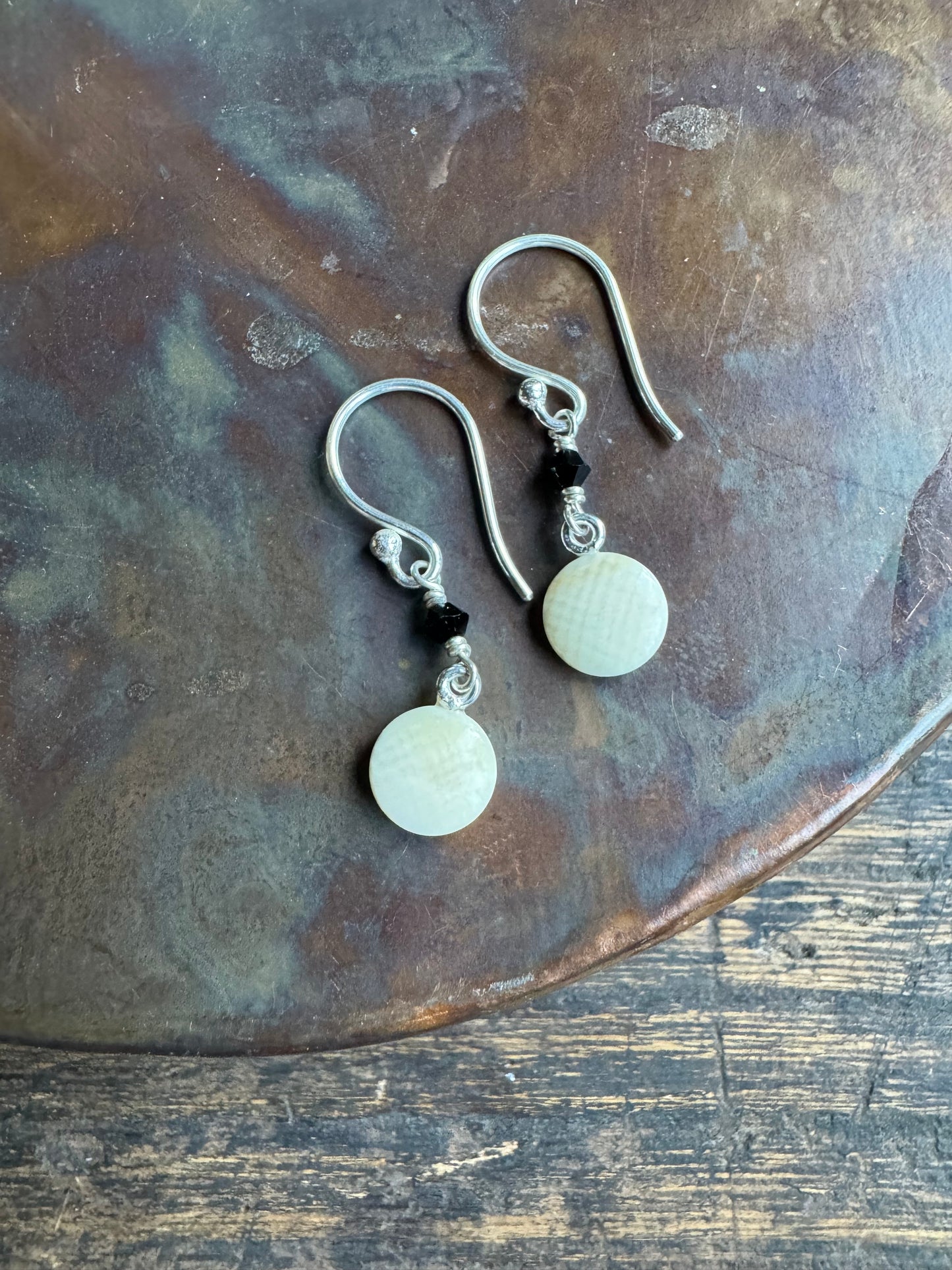 Small Disc Earrings