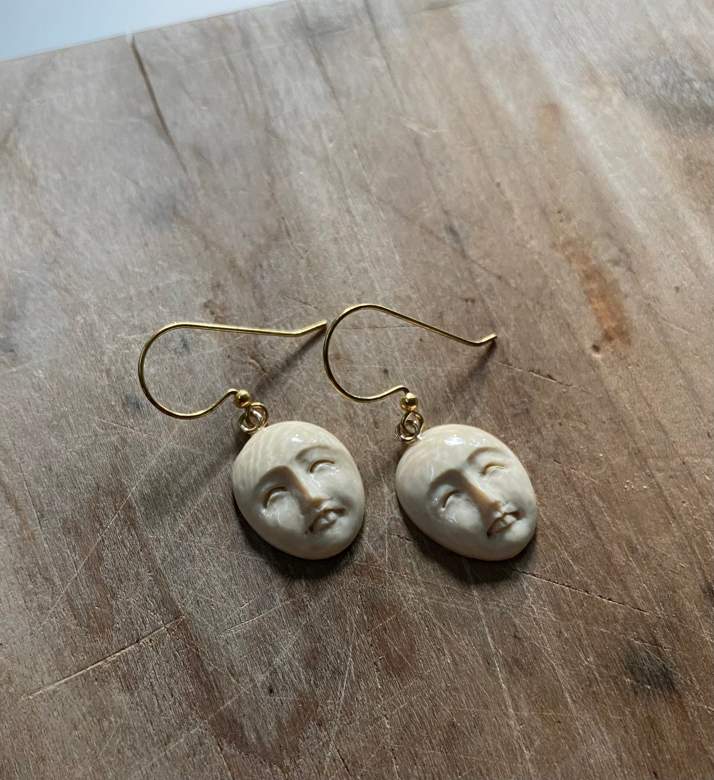 Mammoth Face Earrings