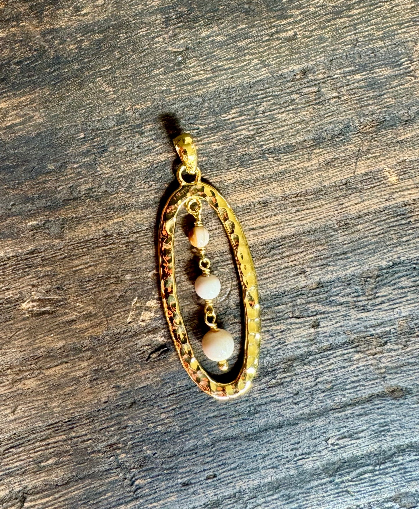 18kt Gold Vermeil Snowfall Pendant