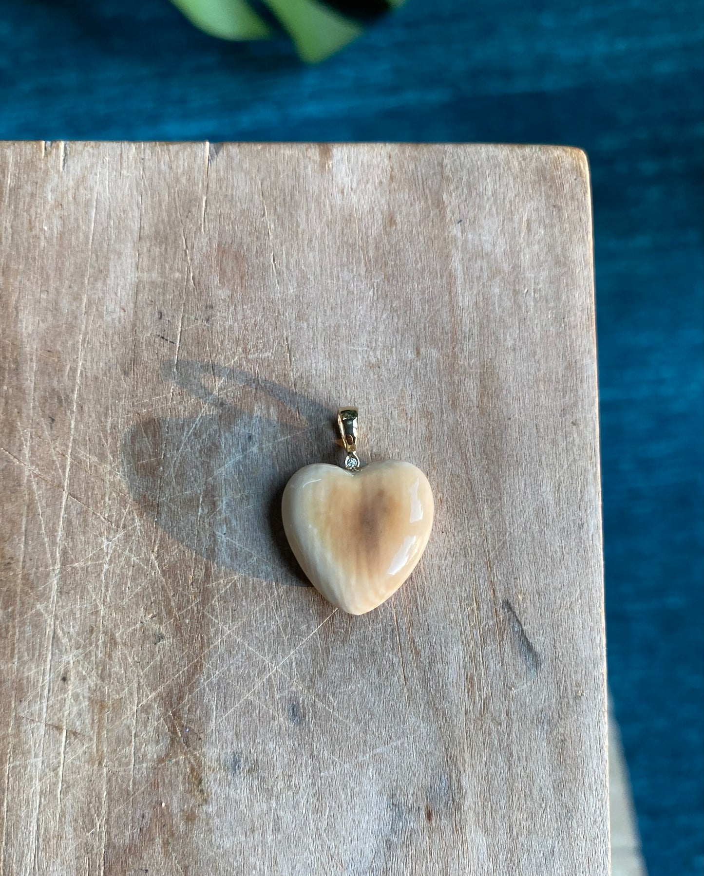 Mammoth Heart Diamond Pendant