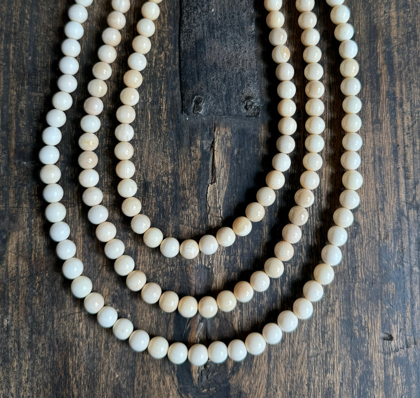 8mm Classic Mammoth Ivory Necklace