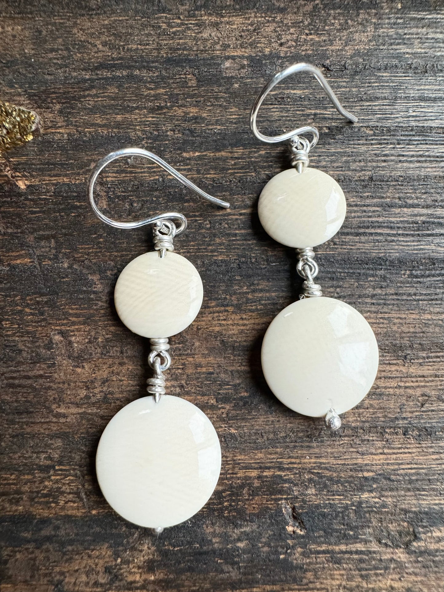 Double Disc Earrings