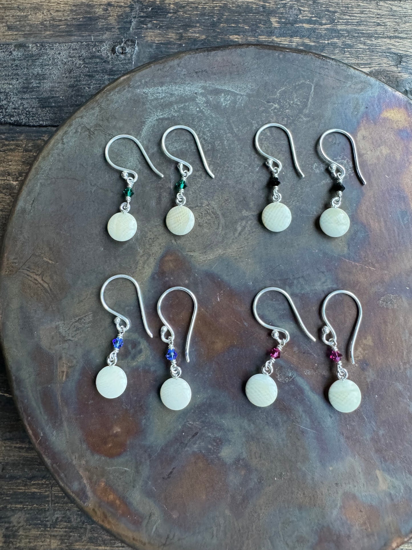 Small Disc Earrings