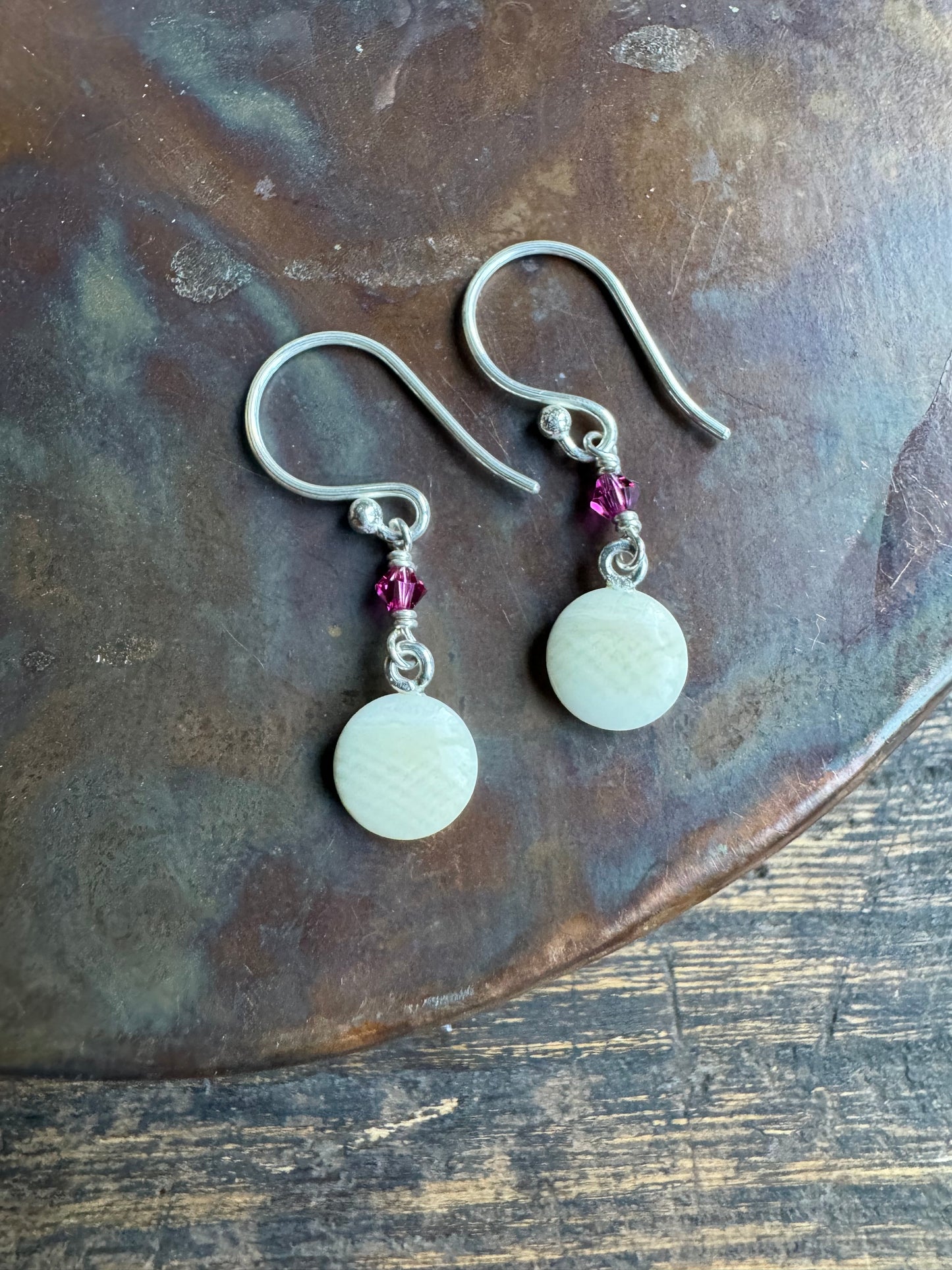 Small Disc Earrings