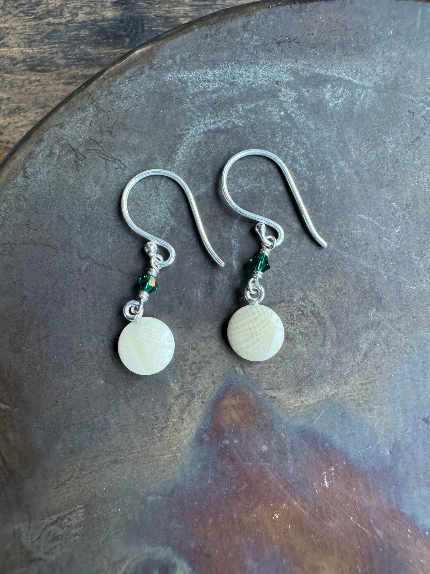 Small Disc Earrings