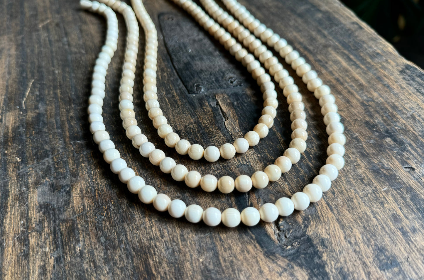 8mm Classic Mammoth Ivory Necklace