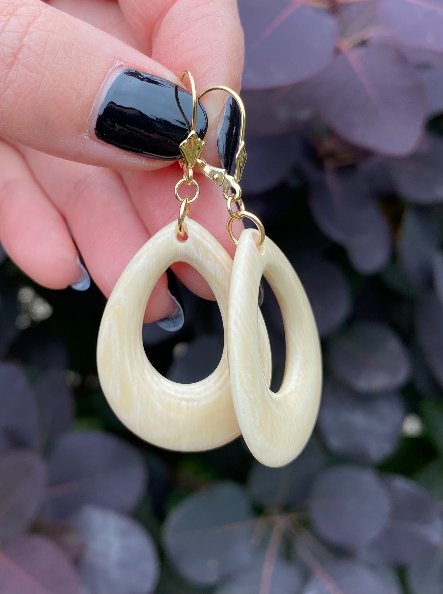 Open Rain Drop Earrings