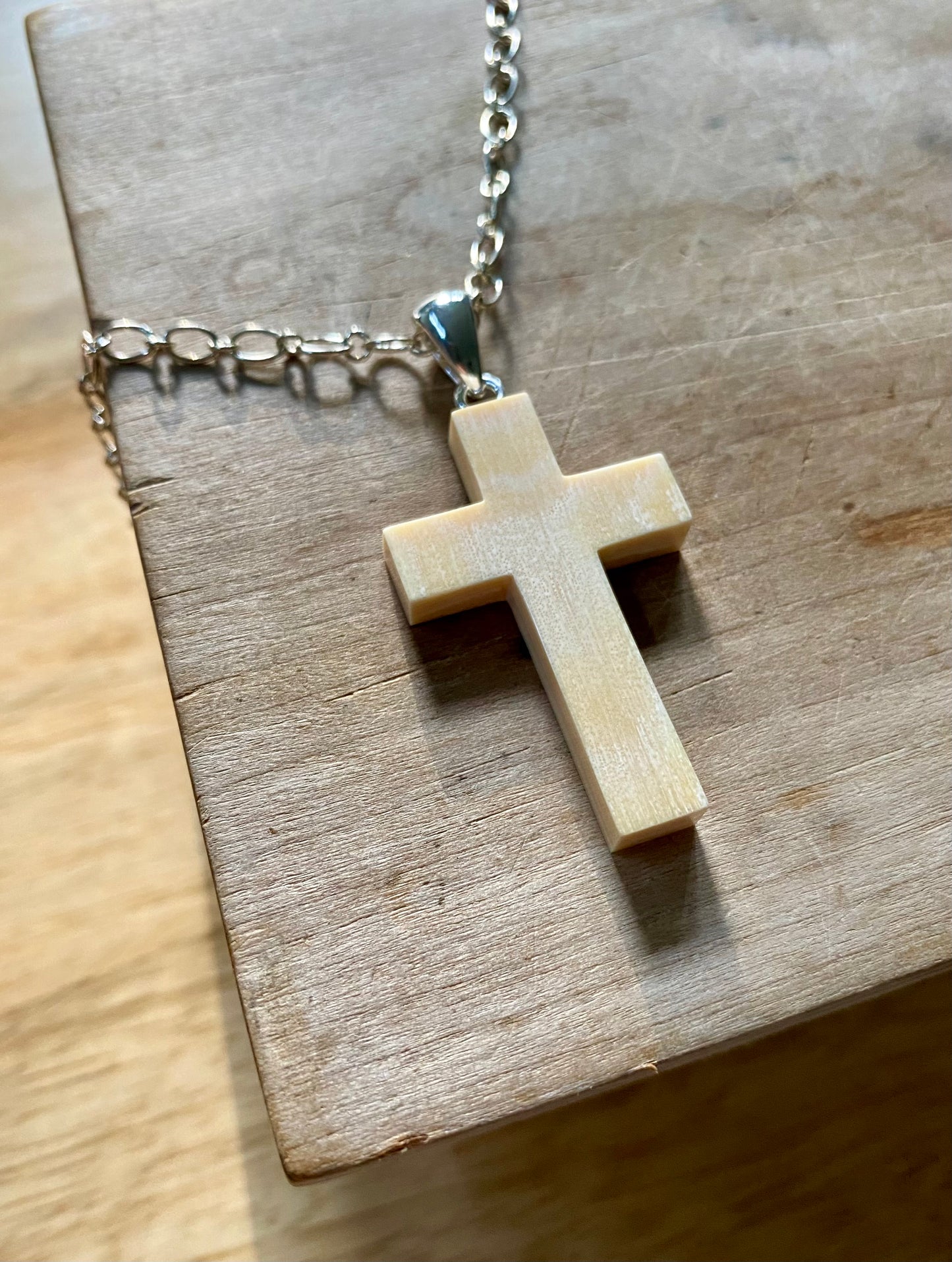 Mammoth Cross Pendant