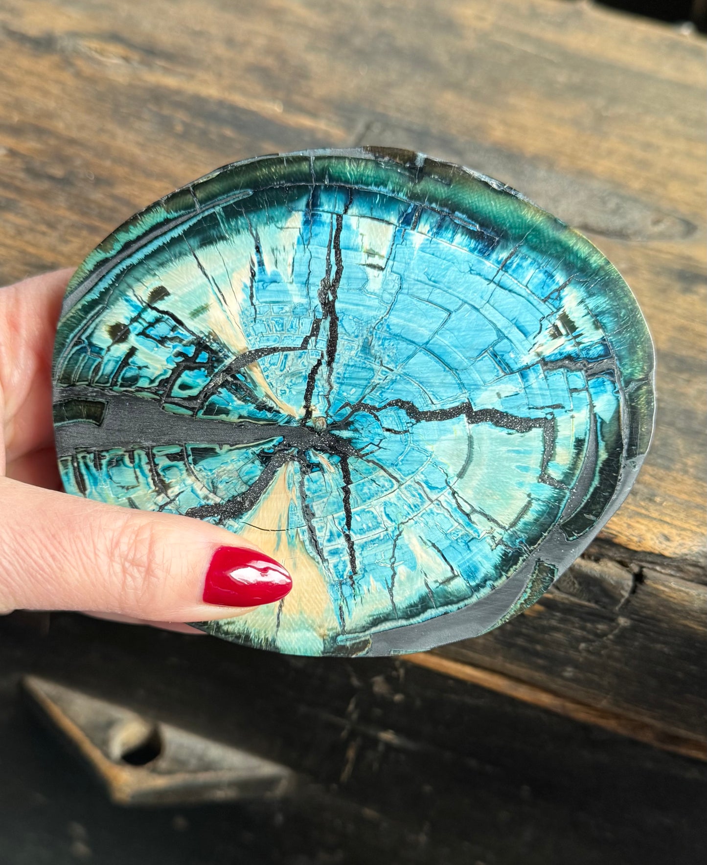 Prehistoric Woolly Mammoth Slice