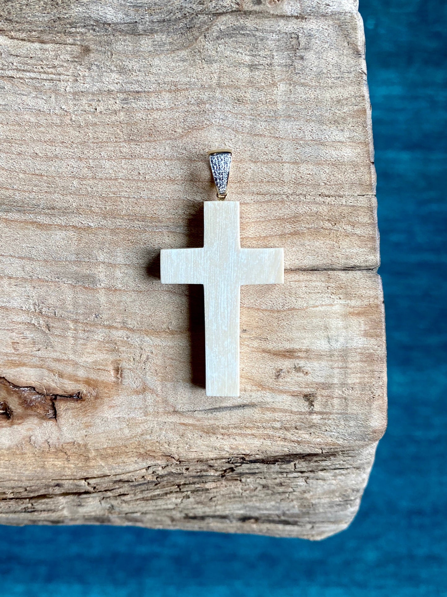 Mammoth Cross Pendant