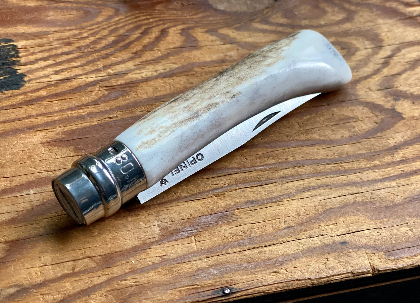 Opinel Moose Antler Pocket Knife