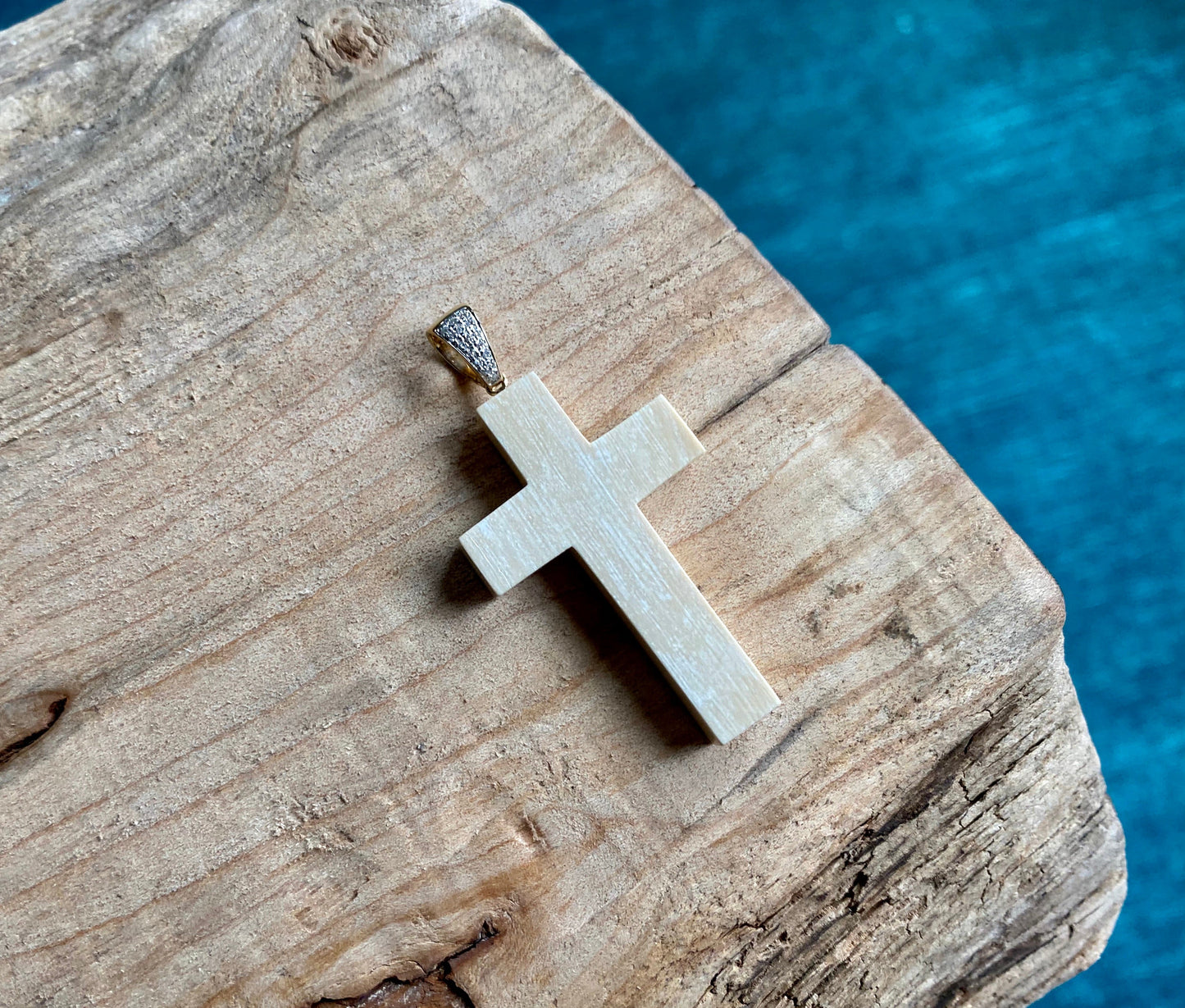 Mammoth Cross Pendant