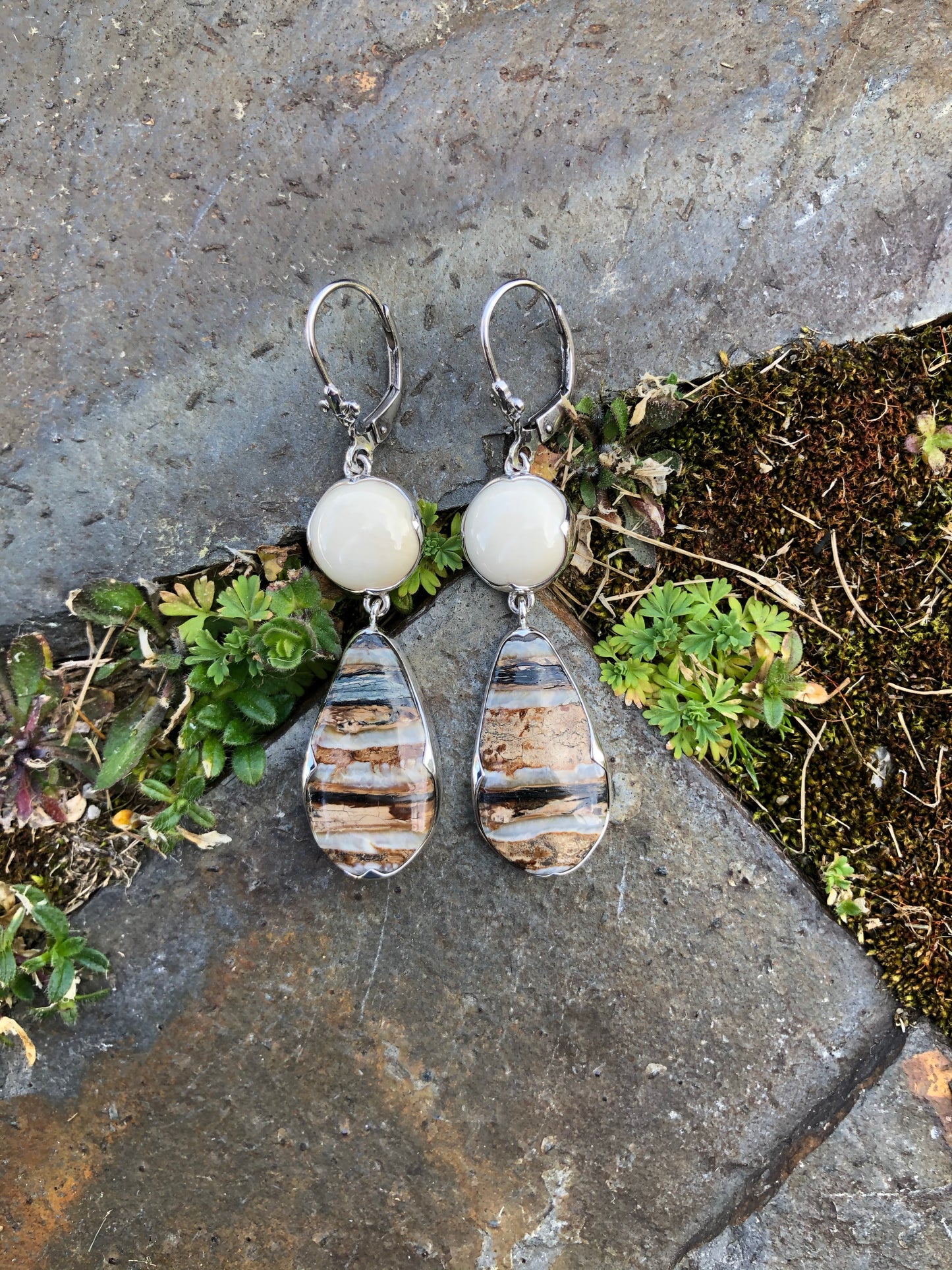 Mammoth Ivory + Tooth Essentials Drop Earrings