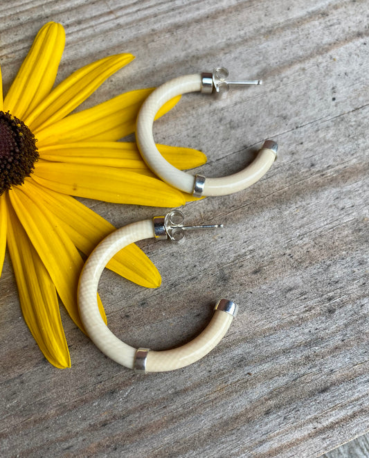 Mammoth Ivory Hoops