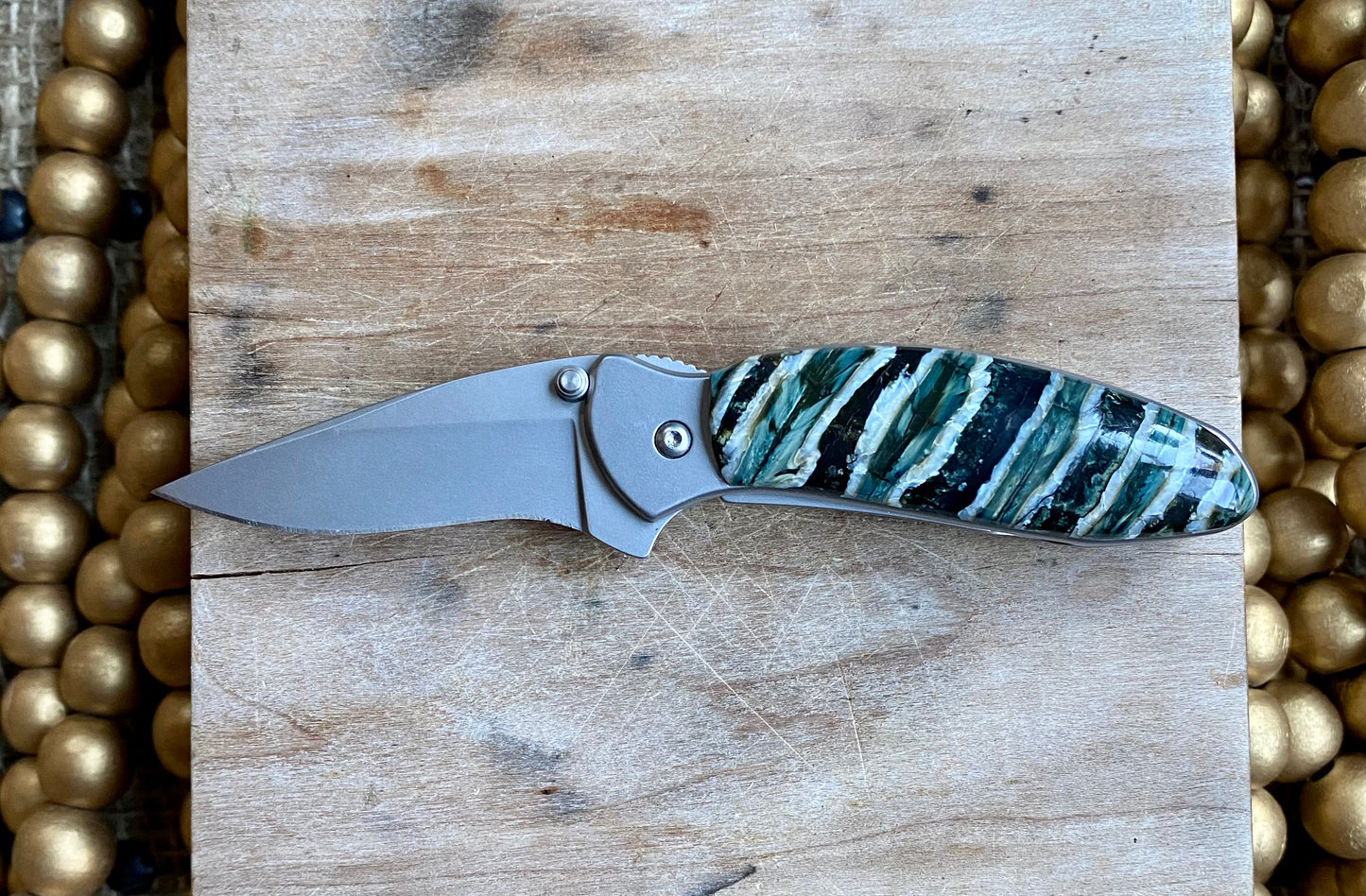 Kershaw Chive Mammoth Tooth Pocket Knife