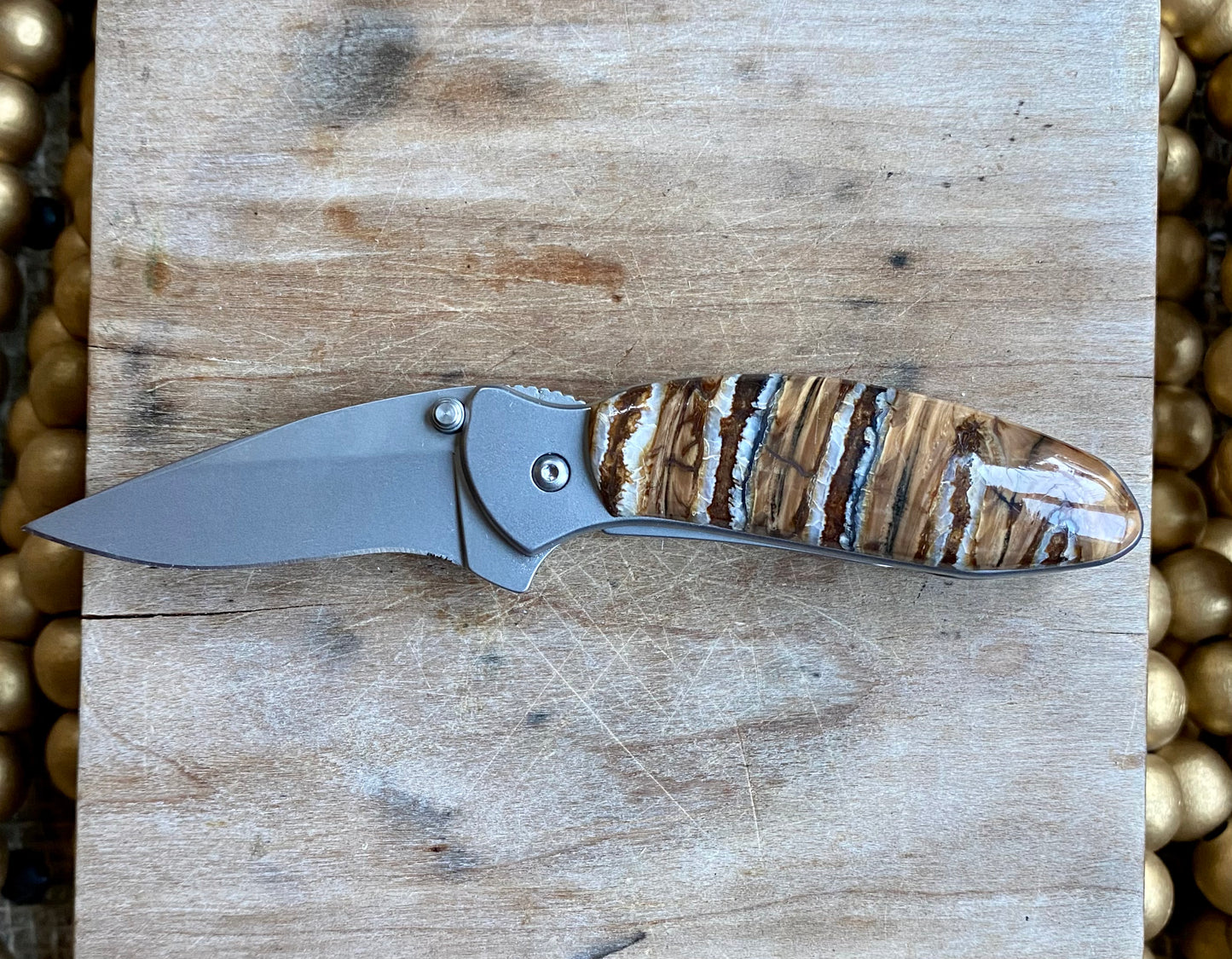 Kershaw Chive Mammoth Tooth Pocket Knife