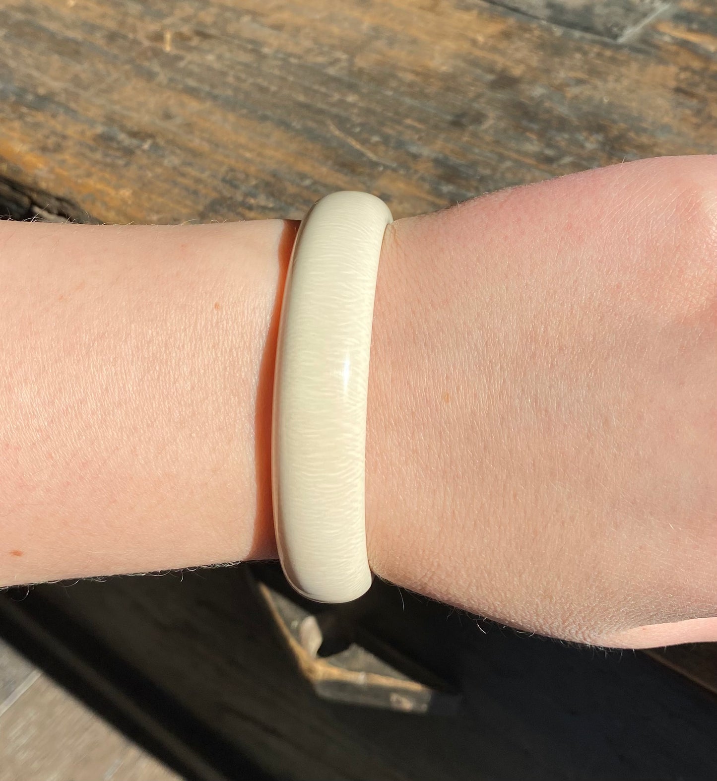 Mammoth Ivory Bangle 15mm