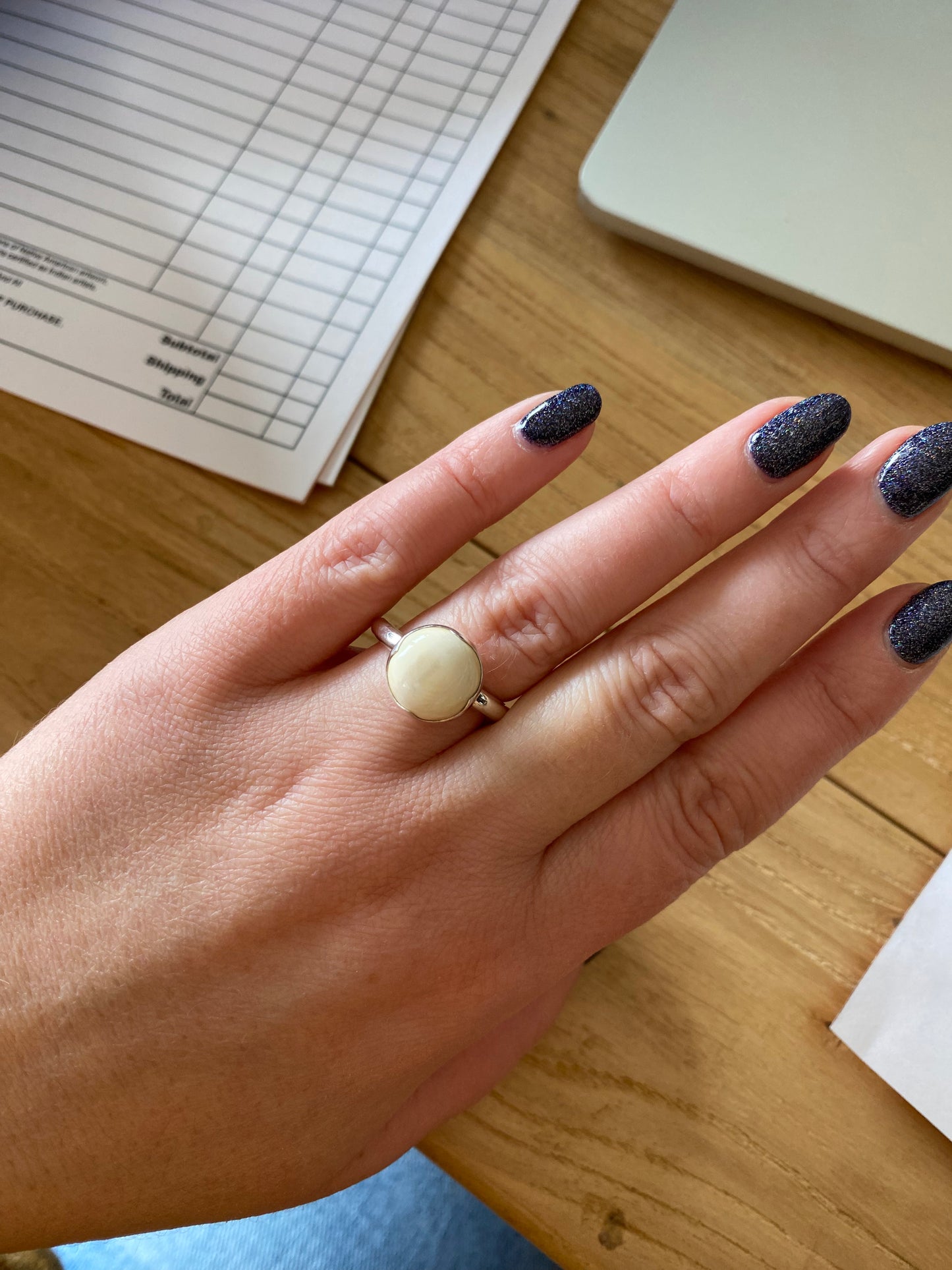 Mammoth Ivory Small Essentials Ring