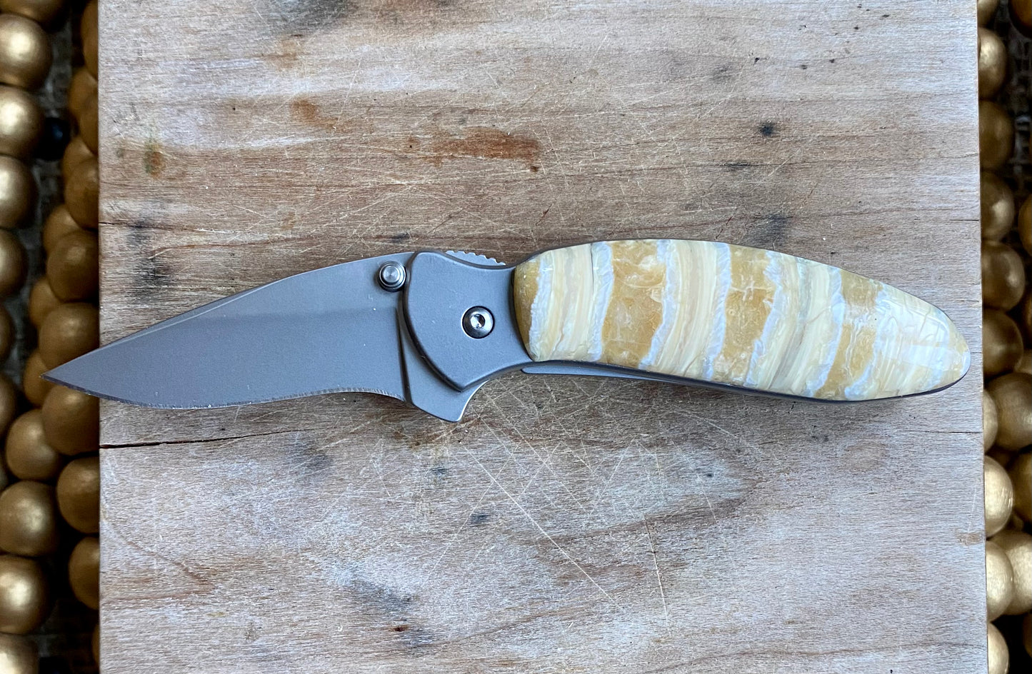 Kershaw Chive Mammoth Tooth Pocket Knife