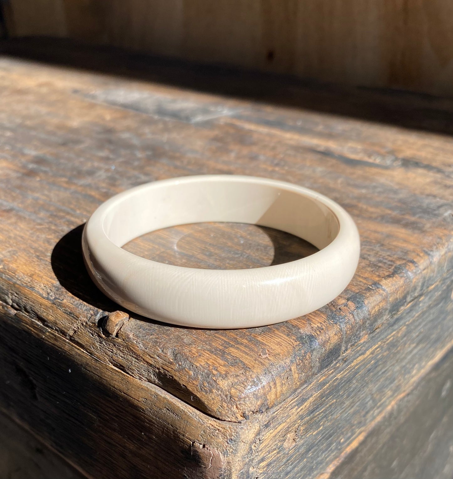 Mammoth Ivory Bangle 15mm