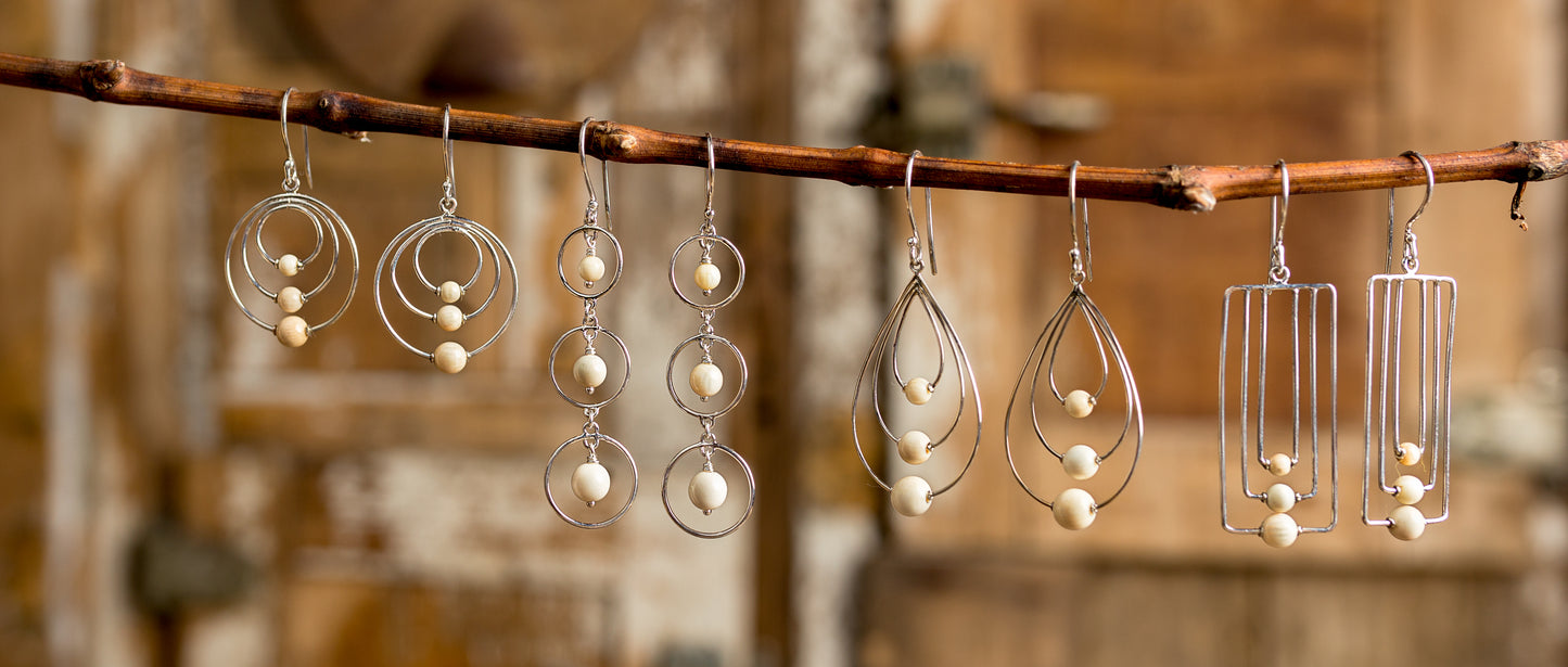 Triple Circle Earrings