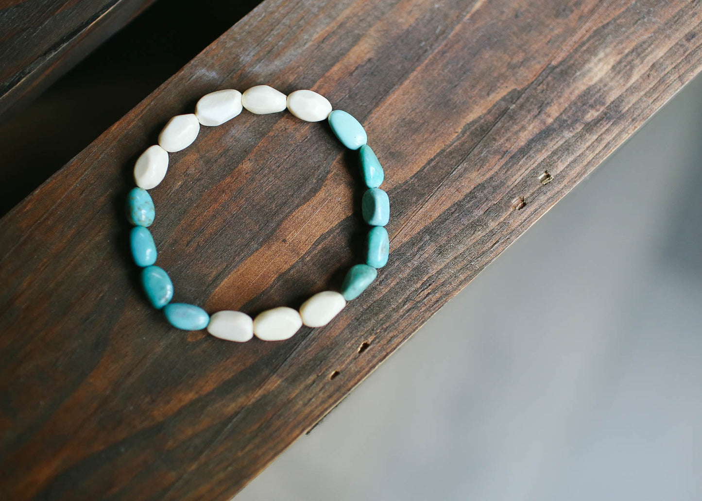 Turquoise & Mammoth Bracelet