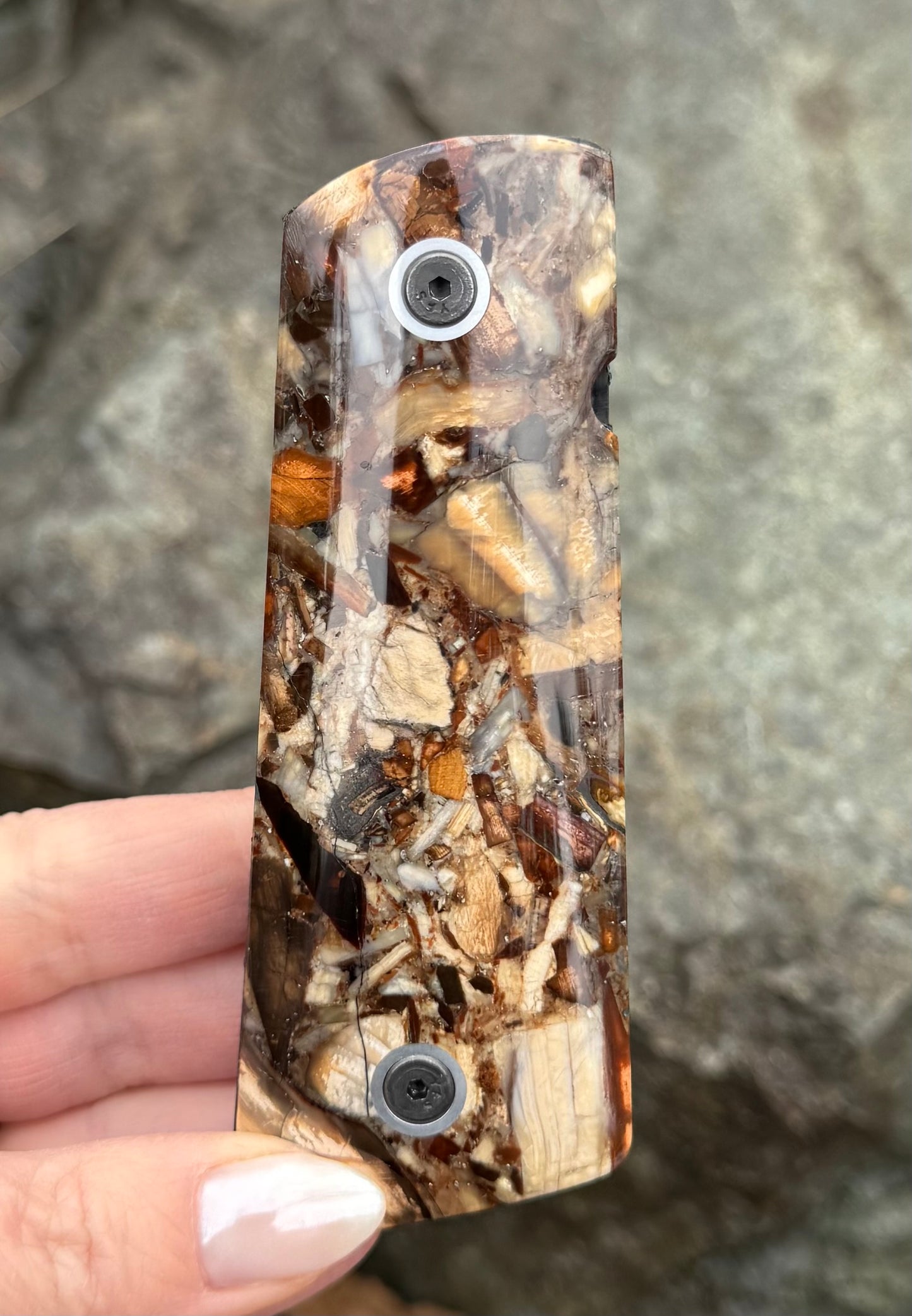 1911 Mammoth Ivory + Composite Grip Set