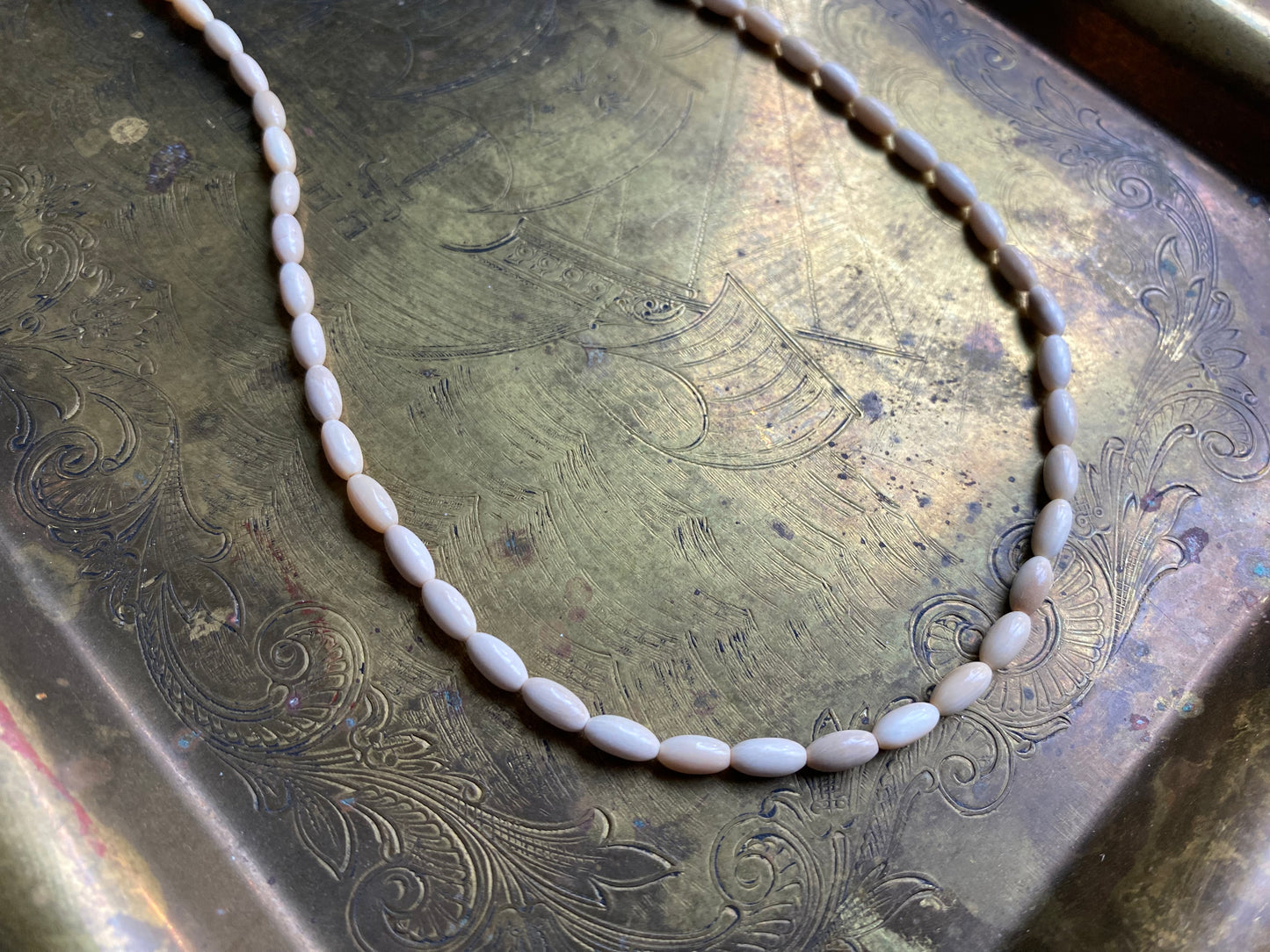 Mammoth Ivory Oval Layering Necklace