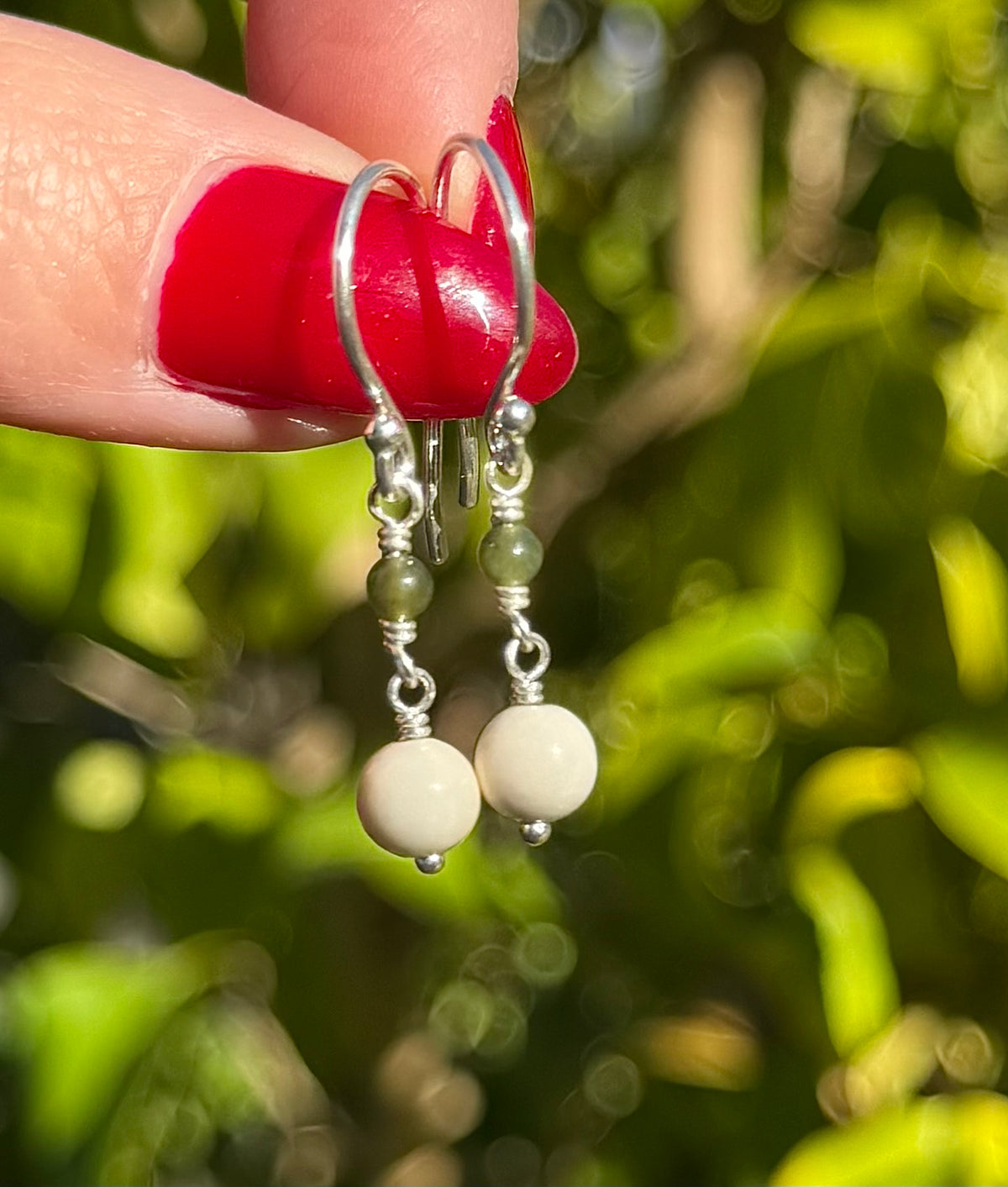 Mini Mammoth Bead Earrings