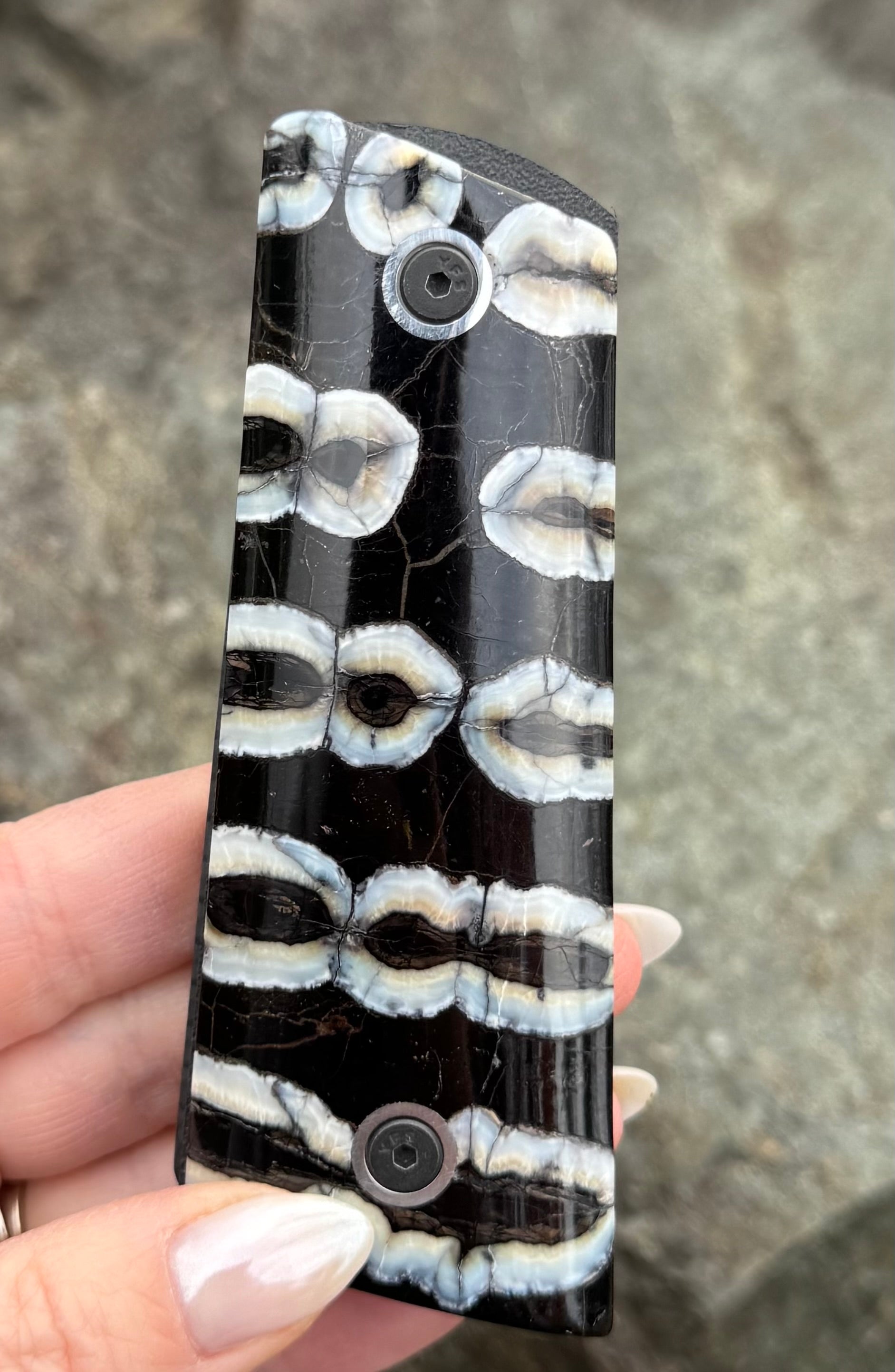 1911 Black Mammoth Tooth Grip Set – Ivory Jacks