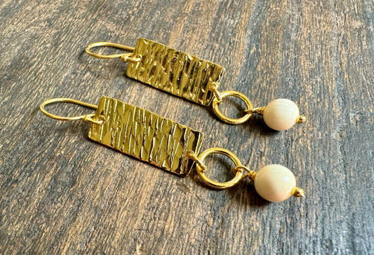 18kt Gold Vermeil Birch Earrings