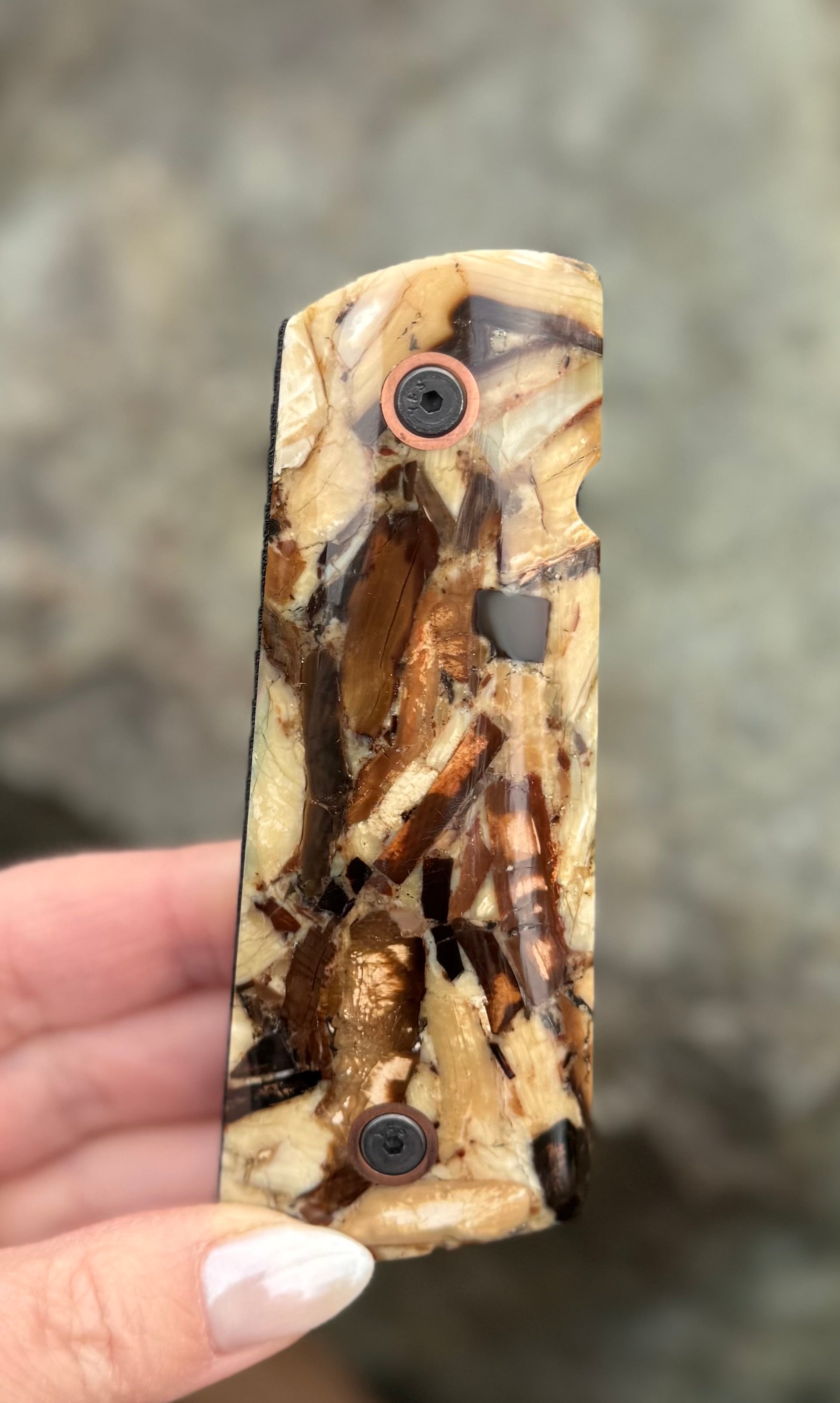 1911 Mammoth Ivory + Composite Grip Set – Ivory Jacks