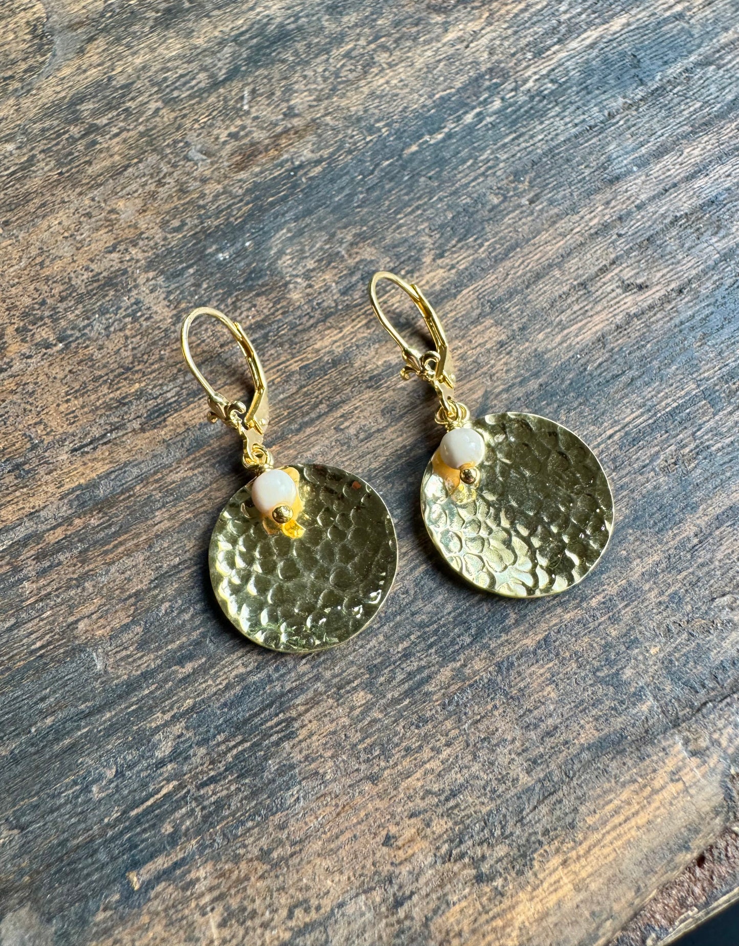 18kt Gold Vermeil Pebble Earrings