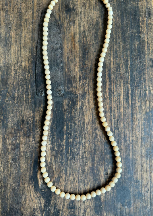 6mm Classic Mammoth Ivory Necklace