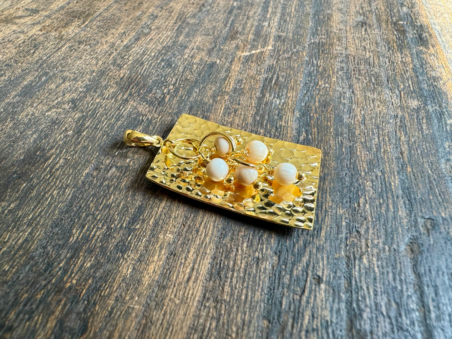 18kt Gold Vermeil Reflection Pendant