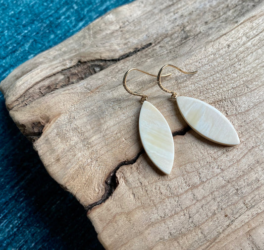 Marquise Diamond Pave 14kt Earrings