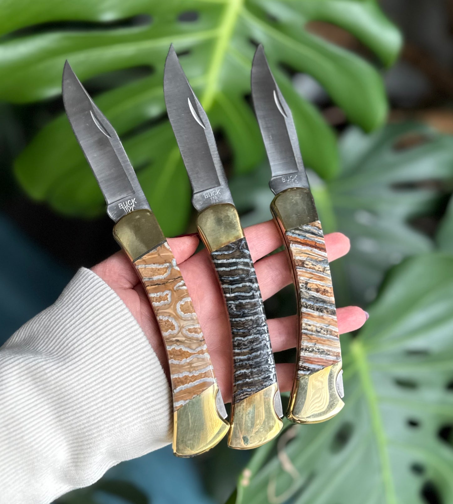 Prehistoric Mammoth Buck 110 Knife