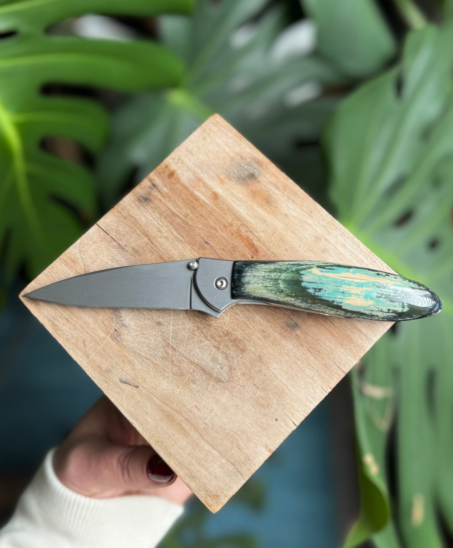 Kershaw Leek Fossil Mammoth Tusk Pocket Knife