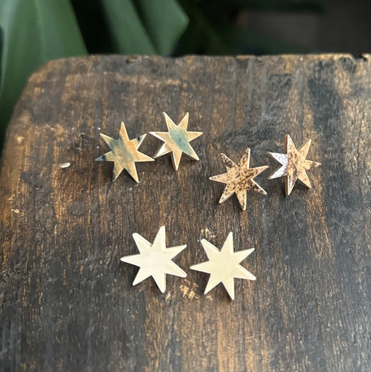 7 Pointed Star Earrings