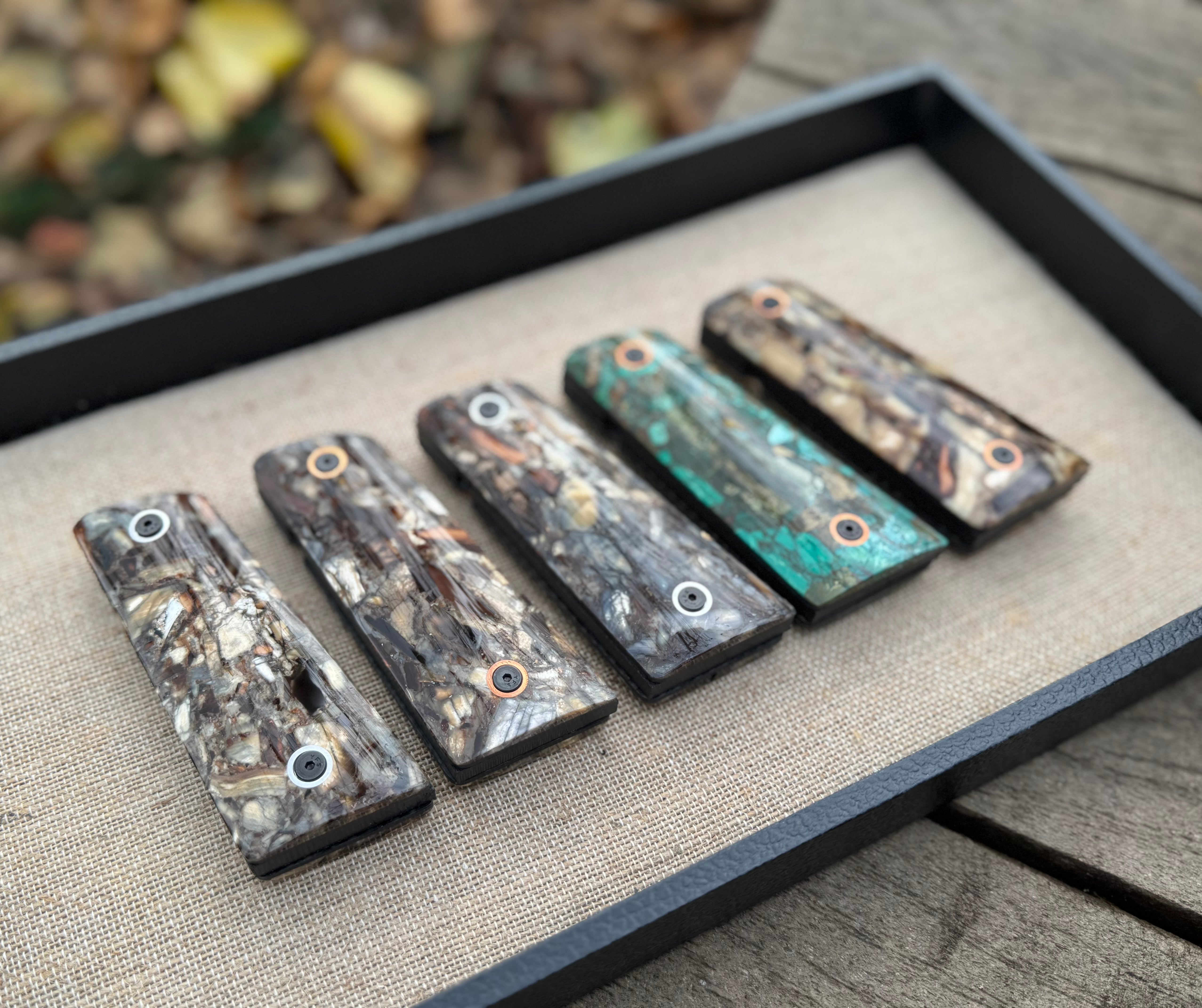 1911 Mammoth Ivory + Composite Grip Set – Ivory Jacks