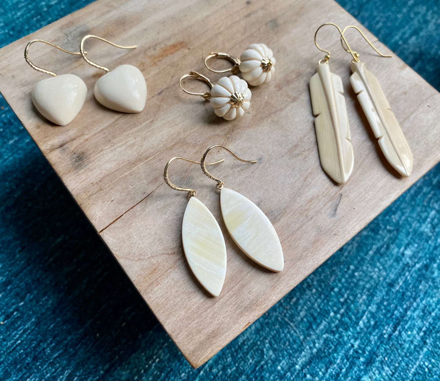 Mammoth Pumpkin + 14kt Earrings