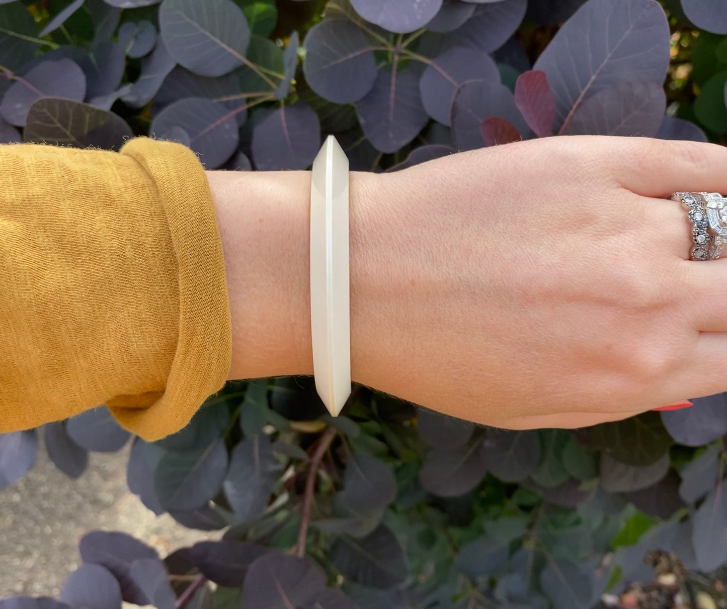 Mammoth Ivory Disc Bangle