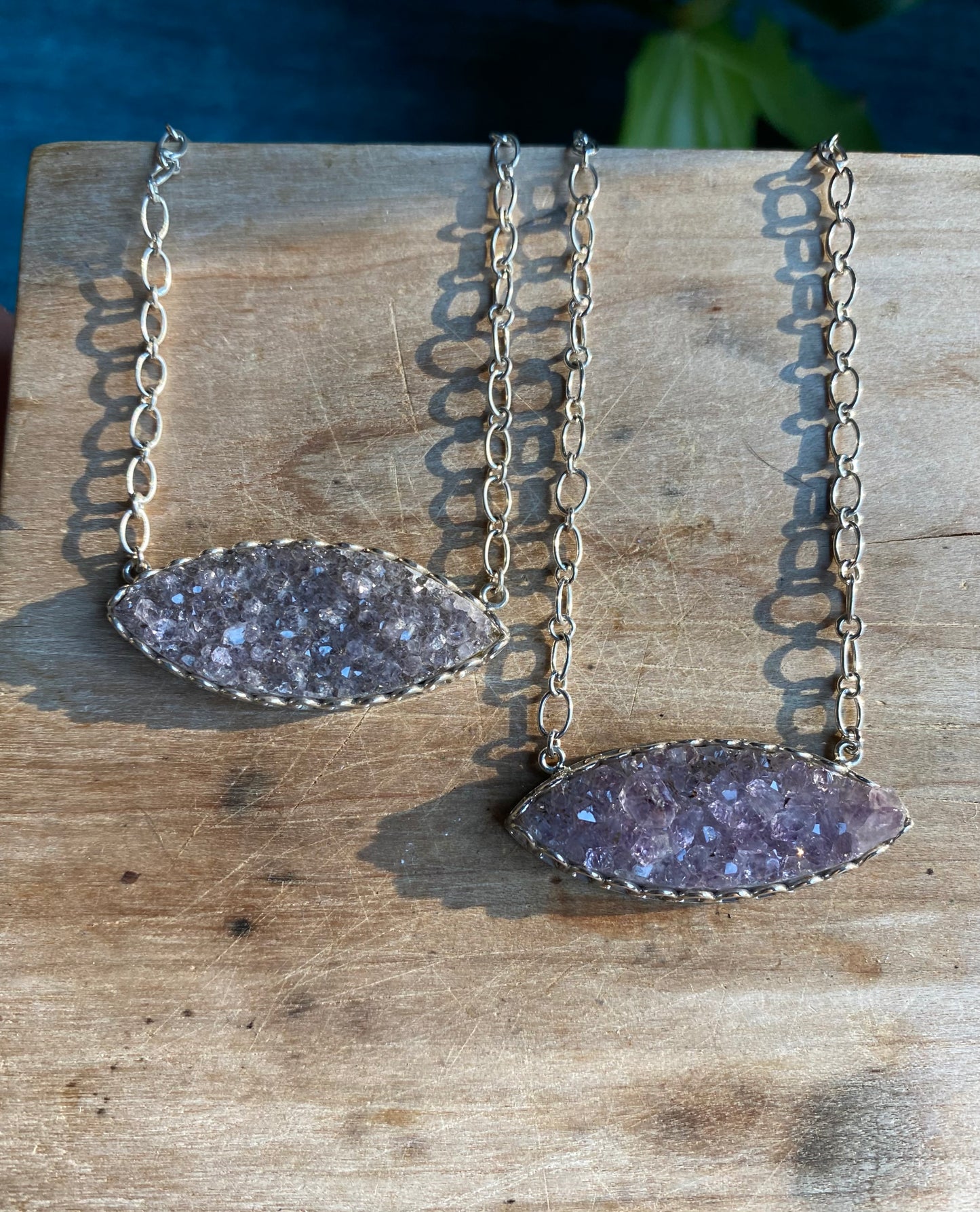 Druzy Marquise Necklace