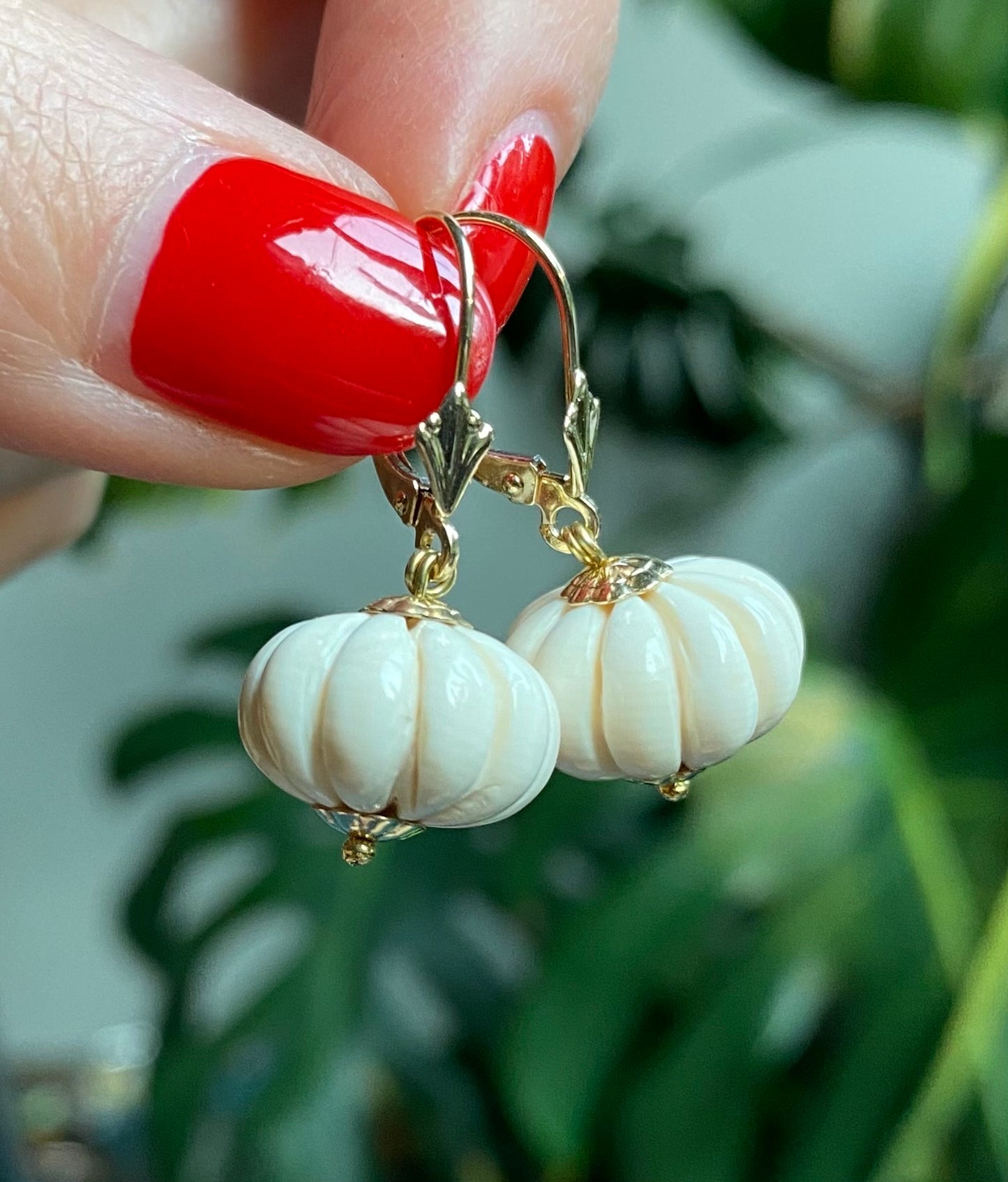 Mammoth Melon  + 14kt Gold Earrings